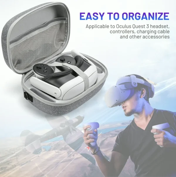VR Case Designed for Quest 3 VR Accessories