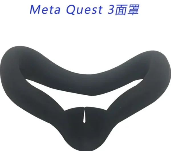 Silicone Face Cover Cushion Designed with VR Quest 3 Gear