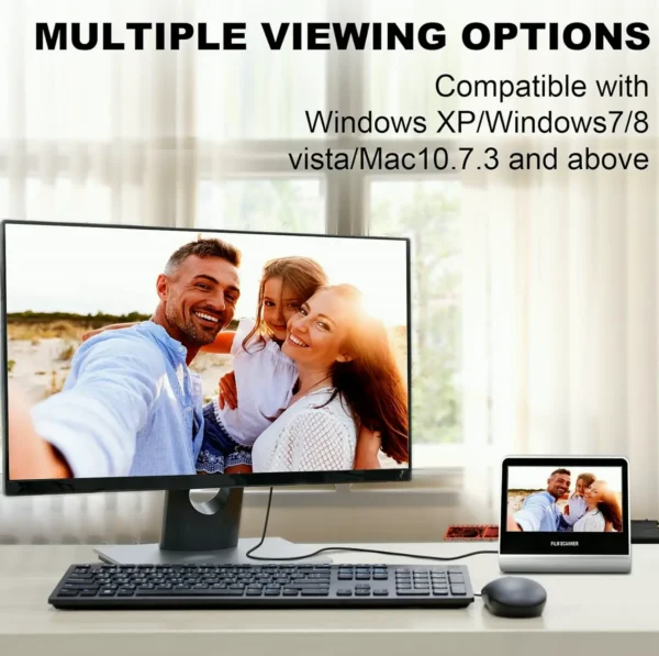 24-Megapixel Negative Digitizer with 5'' LCD Display