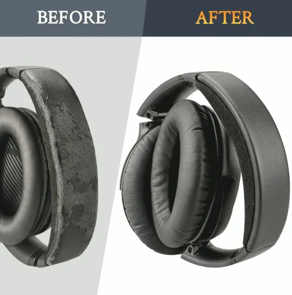 SOULWIT Ear Pads + Headband + Cover for QC 35 Headsets