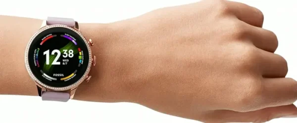 42mm Digital Watch for Women with Voice Assistant, GPS, Fitness Tracker