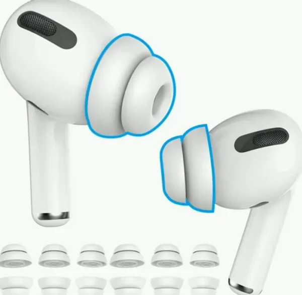 6 Pairs Ear Buds for EarPods Pro 2 (Silicone)