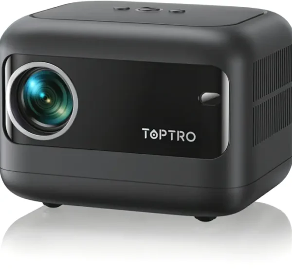 Mini Projector featuring WiFi & Bluetooth, Electric Keystone, 15000 Lumens