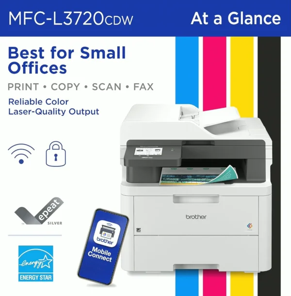 Brother MFC-L3720 Wireless All-in-One Digital Printer