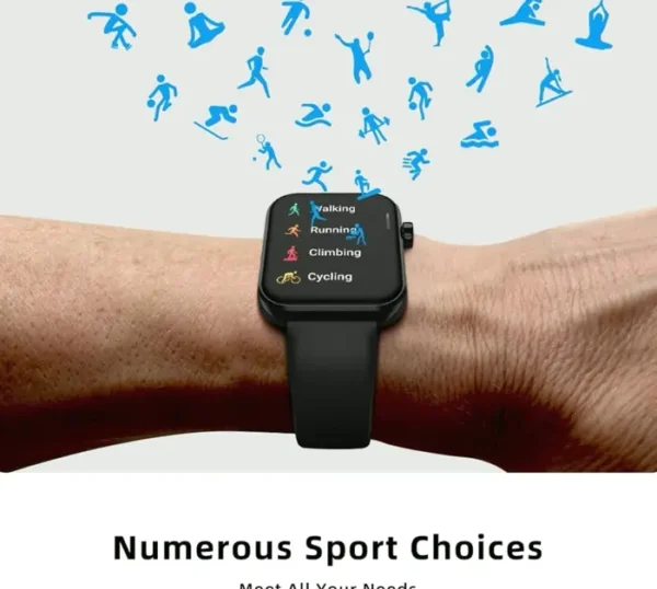 FitnessPro Fitness Watch 1.83" with Calling Capabilities