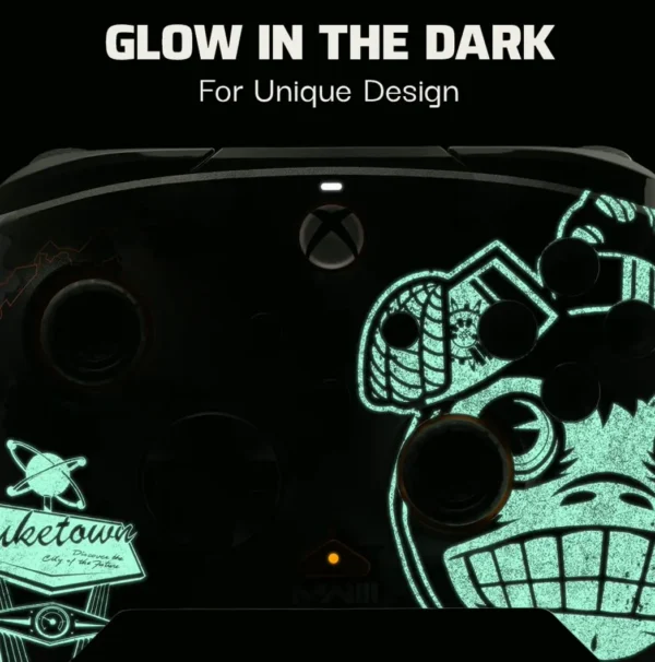 PDP Gaming RE-MATCH Glow-in-the-Dark Enhanced Controller for the Xbox Series X