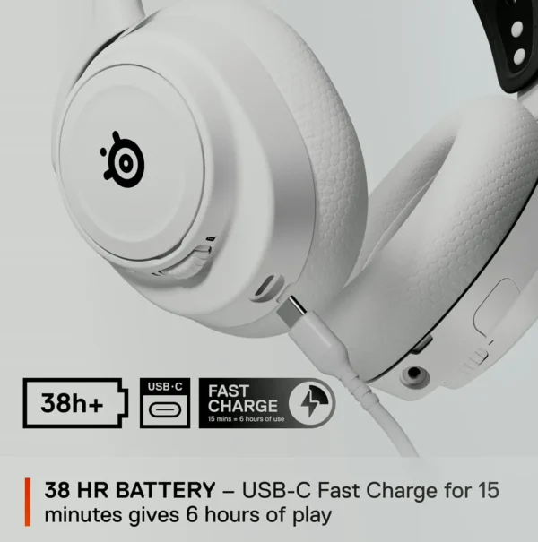Steel Arctis 7X Wireless Gaming Headset - Snow