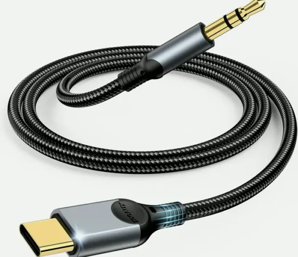ZOOAUX USB C to 3.5mm Audio Aux Cable 4 feet