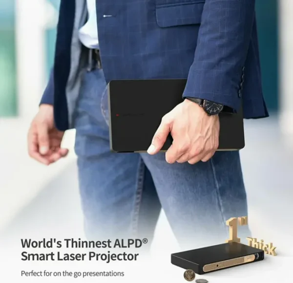 Compact Laser Projector, WiFi and BT Enabled