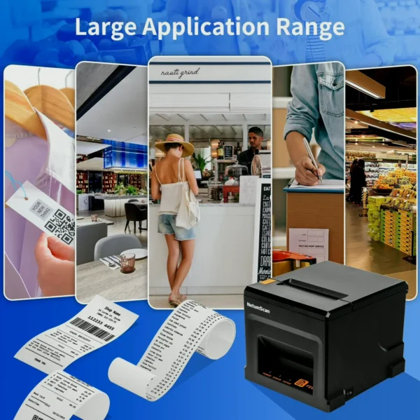 NetumScan POS Receipt Printer 300 mm/sec USB