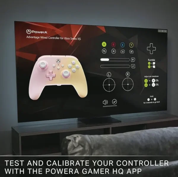 Gaming Cabled Gamepad for S - Pink Lemonade, Removable USB-C Cable, Programmable Keys, Trigger Stops, Rumble Motors