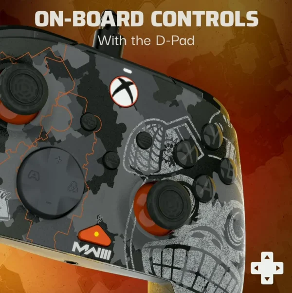 PDP Gaming RE-MATCH Glow-in-the-Dark Enhanced Controller for the Xbox Series X