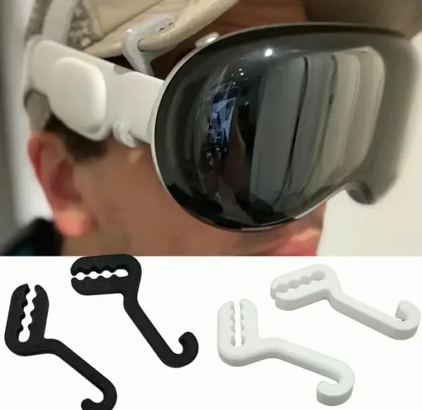 Cap Clip For VR Headset Lowers Weight Strain 2PCS White