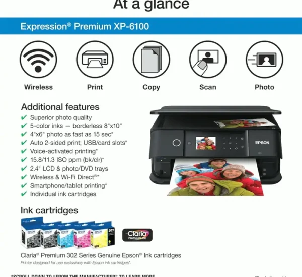 Expression Premium Color Photo Printer