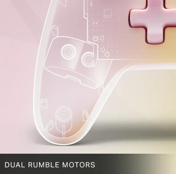 Gaming Cabled Gamepad for S - Pink Lemonade, Removable USB-C Cable, Programmable Keys, Trigger Stops, Rumble Motors