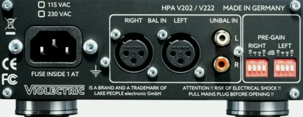 Violectric V202 Headset Amplifier Black