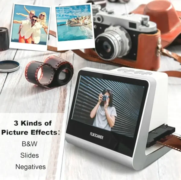 24-Megapixel Negative Digitizer with 5'' LCD Display