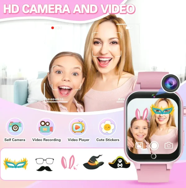 HD Touchscreen Wristwatch for Kids Ages 5-12 Years Old
