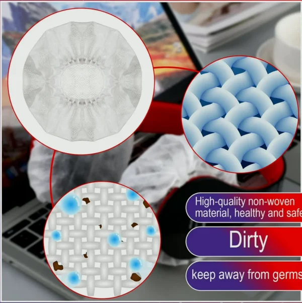 500 Pieces Disposable Earphone Covers (White Color)