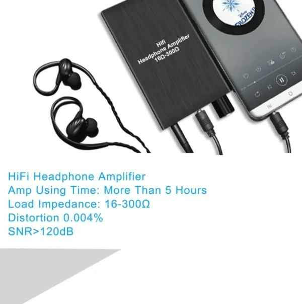 Portable Headphone Amp A010 Audio Battery-Powered