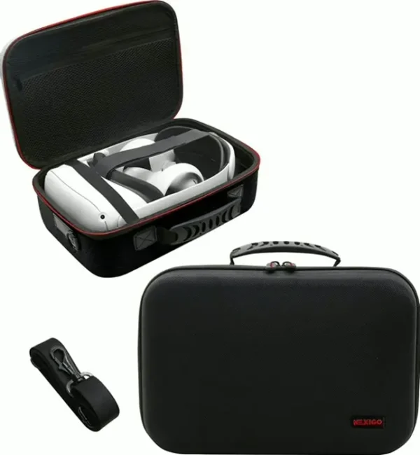 NextGo Durable Carrying Bag for Oculus 2 and 3 Virtual Reality