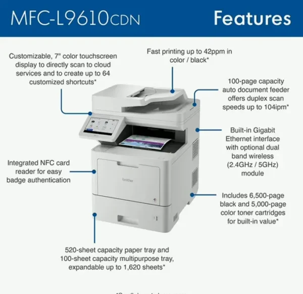 Brother Enterprise Color Laser All-in-One Printer
