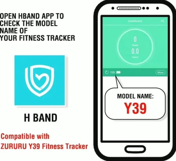 Spare Straps for ZURURU's Y39 Fitness Monitor