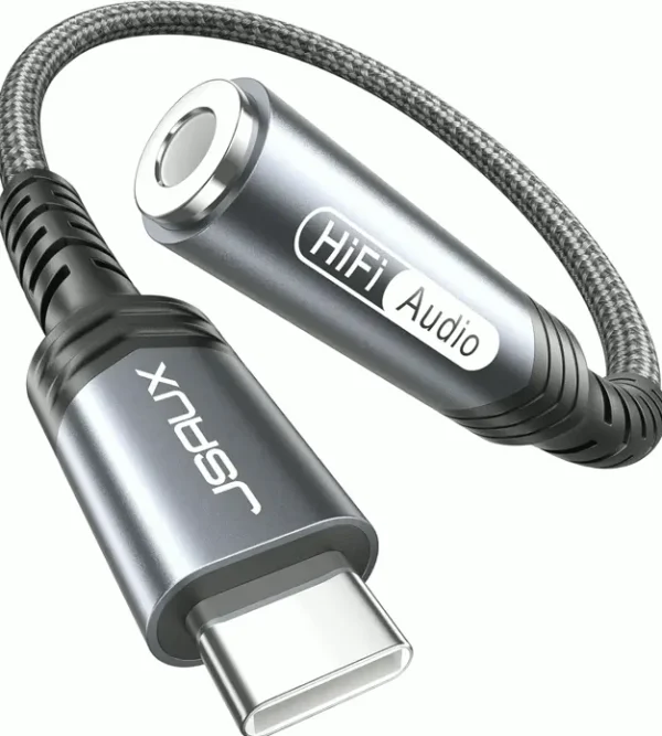 JSAUX USB Type C to 3.5mm Headphone Jack Adapter