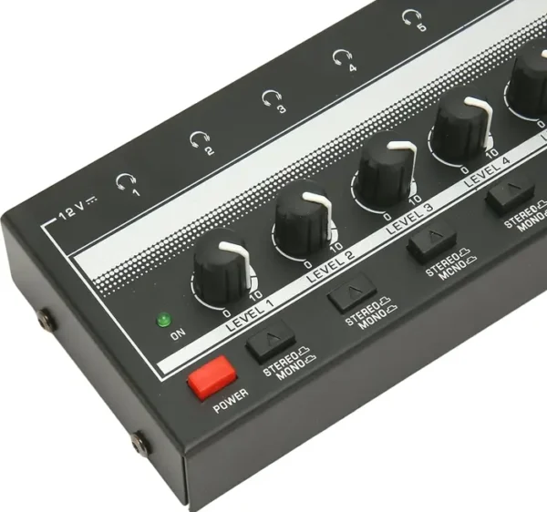 Audio Headphone Amp with Energy Adapter, 8 Outputs, Connection, for Studio