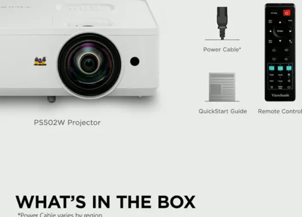ViewSonic PS502W WXGA Short-Throw Projector