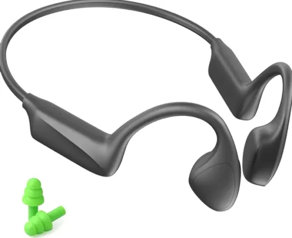Bone Conducting Headphones - Wireless 5.3 Open Ear, 12hrs Playback, HD Microphone, Sport Earpiece, Sweatproof