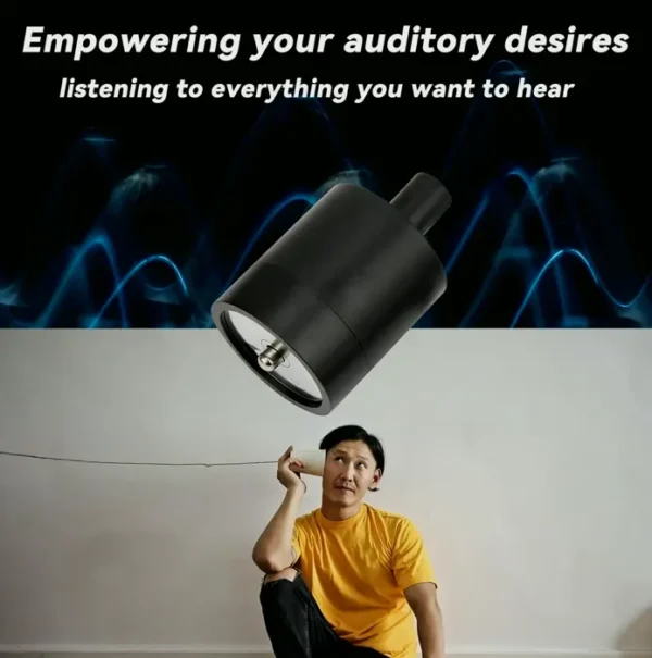 Sound Boost Hear Device Across Walls with Enhanced Headphones - Ideal for Leak Inspection