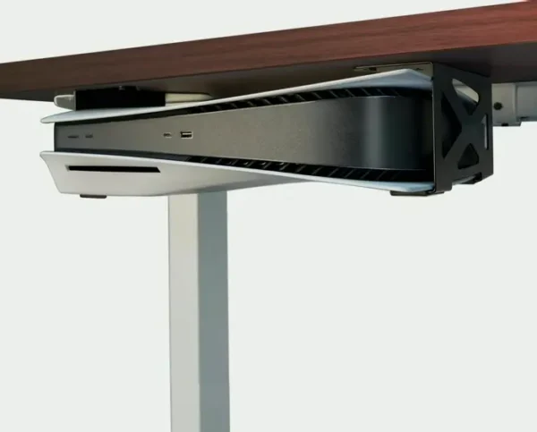 Under Table Holder for Playstation 5 by Monzlteck, Compact Bracket