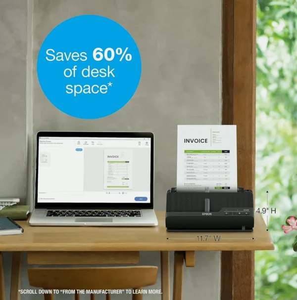 Compact Tabletop Document Scanner