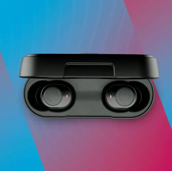 Skully Jab True 2 In-Ear, Long-lasting Power, Mic, BT - Black