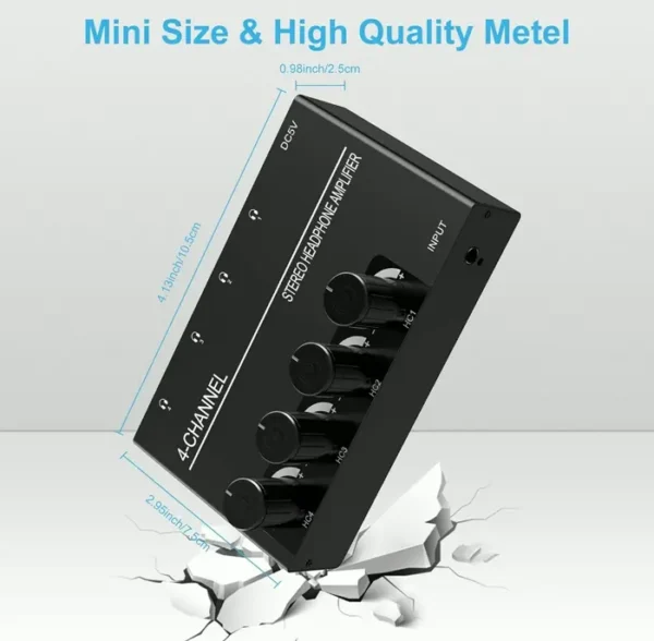 Four-Channel Stereo Headphone Amp