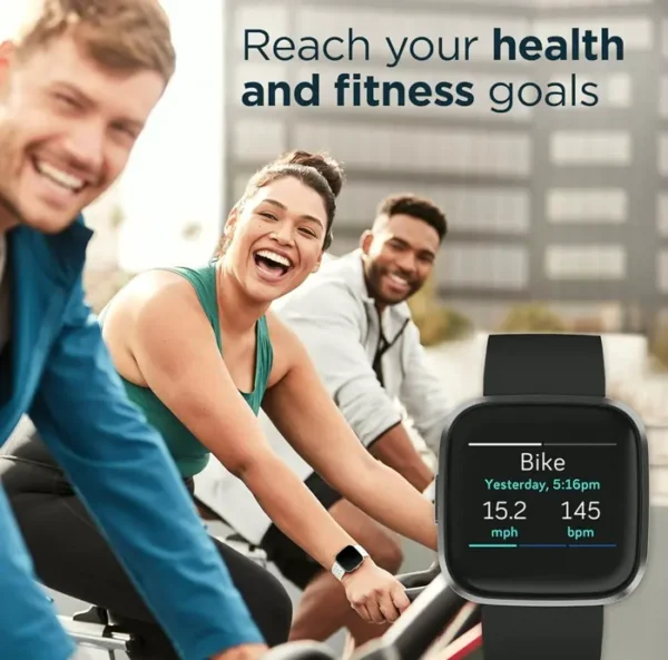 Fitbit Versa Fitness Watch featuring Heart Rate & Alexa