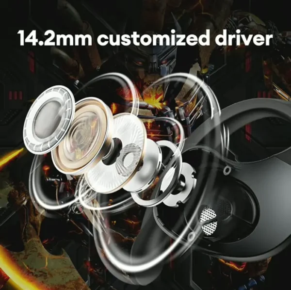 Robotic Open-Ear Bluetooth Earbuds