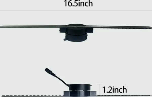 3D Fan; 16.5-inch APP Projector