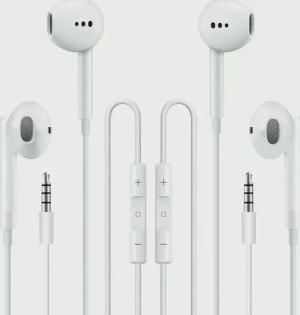 2 Set Corded Earbuds with Mic