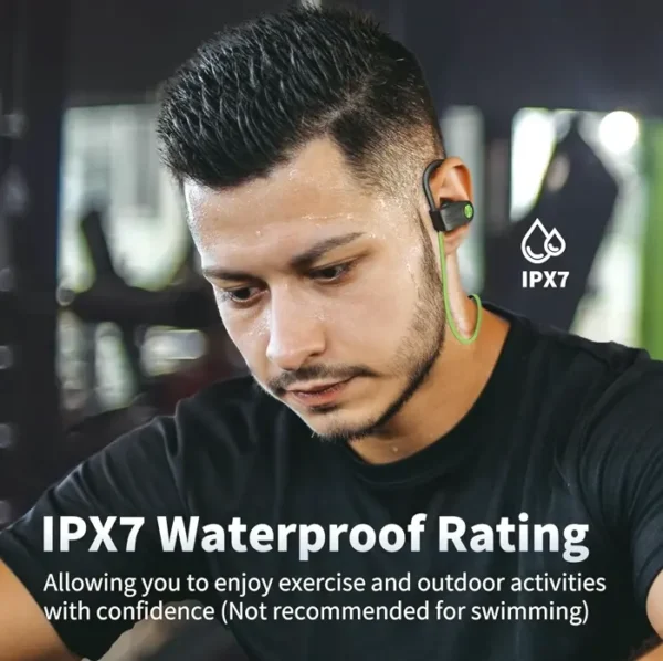 Bluetooth Earbuds: IPX7 Stereo Headsets with 16Hrs Playtime