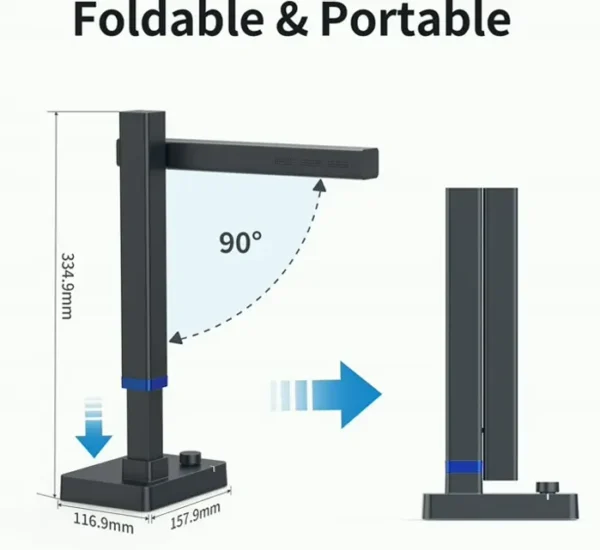 Shine Ultra Portable File Scanner, USB Book Scanner with OCR
