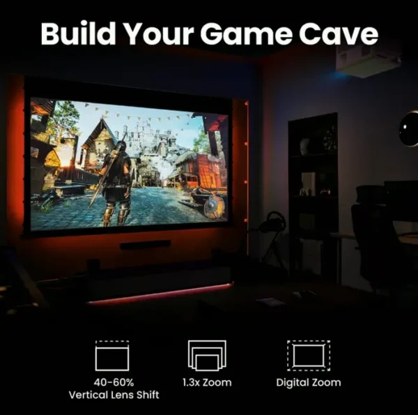 BenQ X3100i True 4K Gaming Projector with 10-Watt Speakers