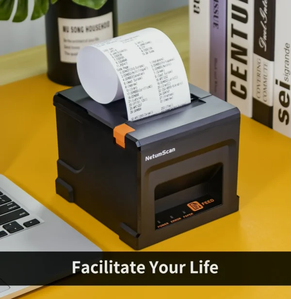 NetumScan POS Receipt Printer 300 mm/sec USB