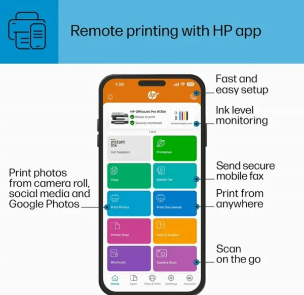 HP OfficeJet Pro 8135e: All-in-One Printer
