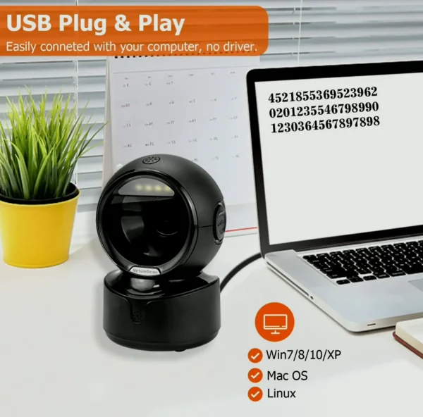 360-Degree Stationary Barcode Reader