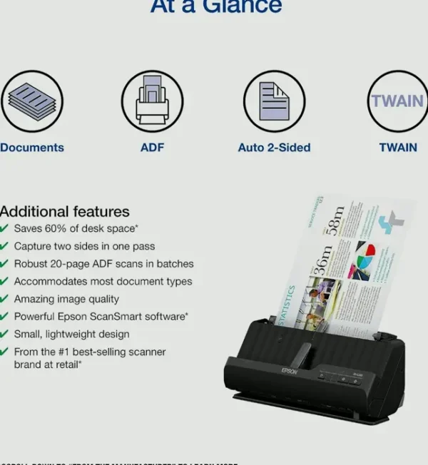Compact Tabletop Document Scanner
