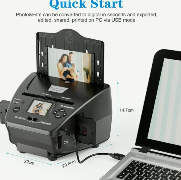 Film Scanner with Small LCD Screen