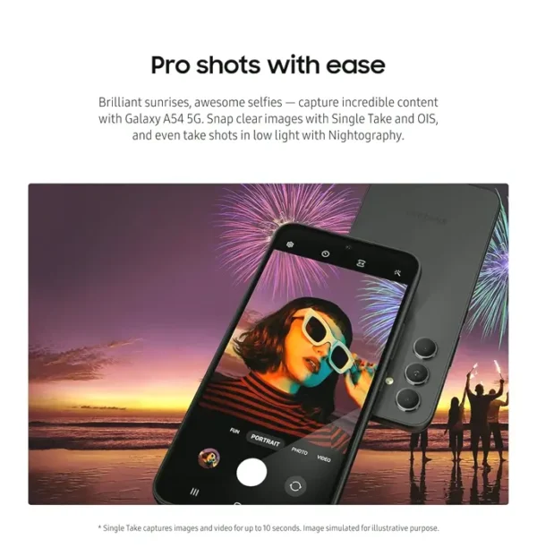 Galaxy A54 by SAMSUNG Unlocked Android Phone 128GB Storage 128GB Storage