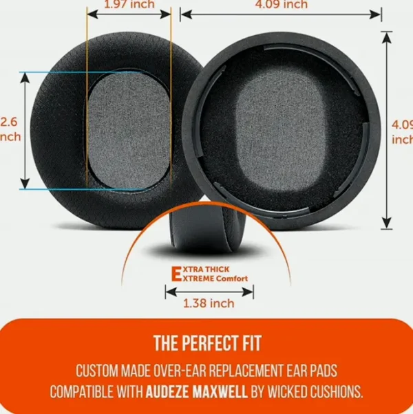 Wicked Cushions Cooling Gel Earpads for Audeze Cans
